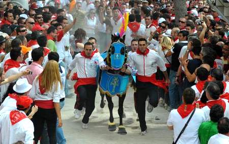 Running of the wine horses, Caravaca de la Cruz